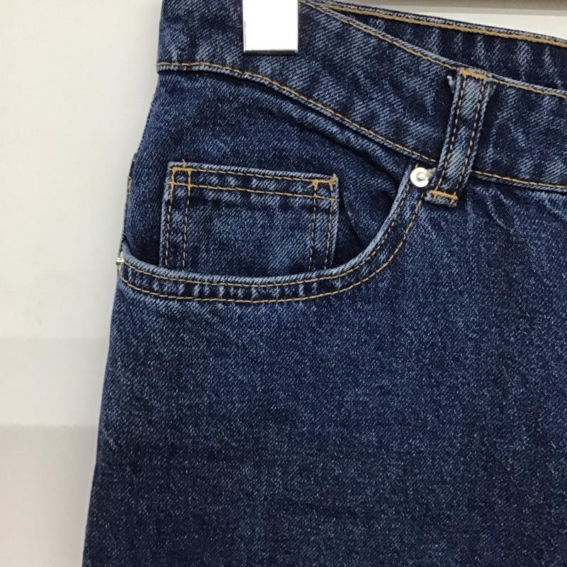 ザラ ZARA パンツ デニム、ジーンズ 36 無地 青 / ブルー / blue レディース USED 古着 中古 10153806