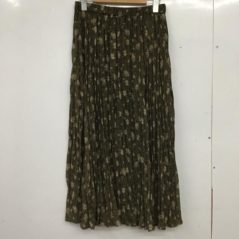 レプシィム LEPSIM スカート ロングスカート FREE 総柄 カーキ / カーキ / khaki レディース USED 古着 中古 10153808