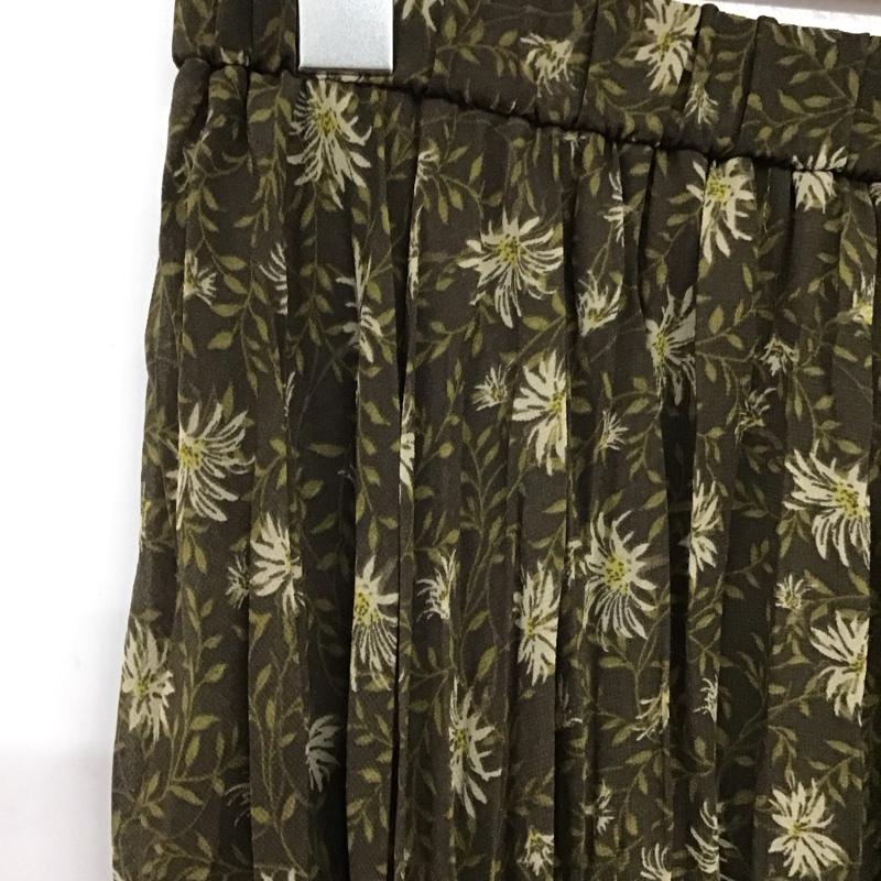 レプシィム LEPSIM スカート ロングスカート FREE 総柄 カーキ / カーキ / khaki レディース USED 古着 中古 10153808