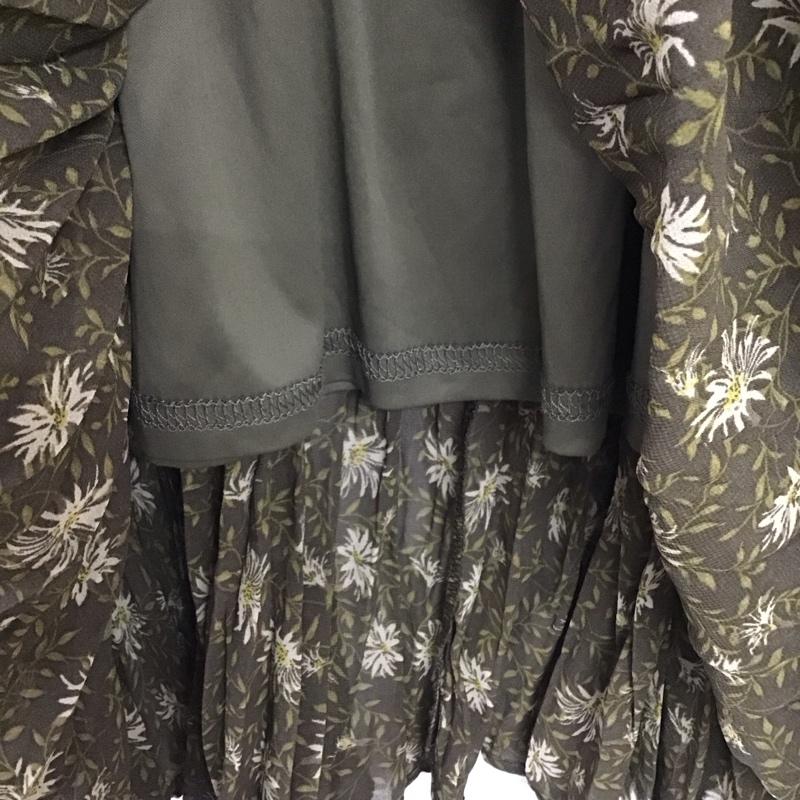 レプシィム LEPSIM スカート ロングスカート FREE 総柄 カーキ / カーキ / khaki レディース USED 古着 中古 10153808