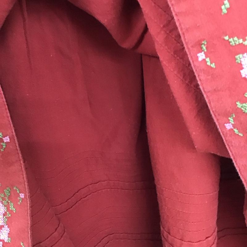 ピンクハウス PINK HOUSE スカート ロングスカート 無地 赤 / レッド / red レディース USED 古着 中古 10153811
