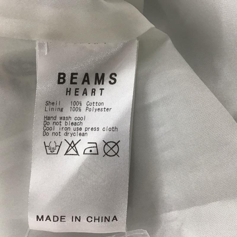 ビームス ハート BEAMS HEART ワンピース ロングスカート ノースリーブロングワンピース フレアスカート 総柄 白 / ホワイト / white X 紺 / ネイビー / navy レディース USED 古着 中古 10153812