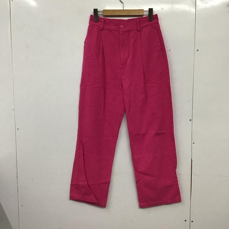 チャオパニック CIAOPANIC パンツ スラックス M 無地 桃 / ピンク / pink レディース USED 古着 中古 10153816