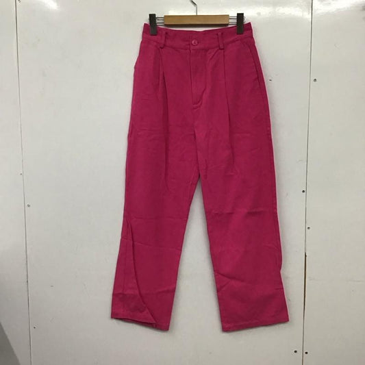 チャオパニック CIAOPANIC パンツ スラックス M 無地 桃 / ピンク / pink レディース USED 古着 中古 10153816