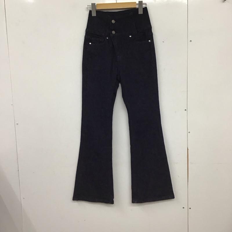 ミスティック mystic パンツ デニム、ジーンズ ハイウエスト 1 無地 インディゴ / インディゴ / Indigo レディース USED 古着 中古 10153818