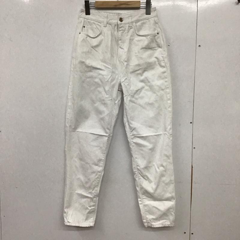 ザラ ZARA パンツ デニム、ジーンズ 38 無地 白 / ホワイト / white レディース USED 古着 中古 10153819