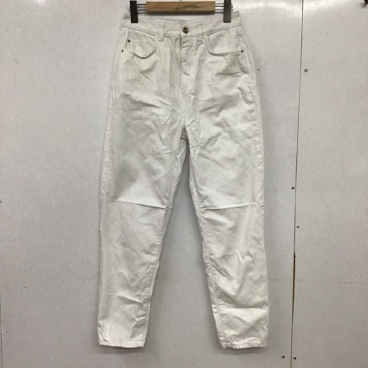 ザラ ZARA パンツ デニム、ジーンズ 38 無地 白 / ホワイト / white レディース USED 古着 中古 10153819