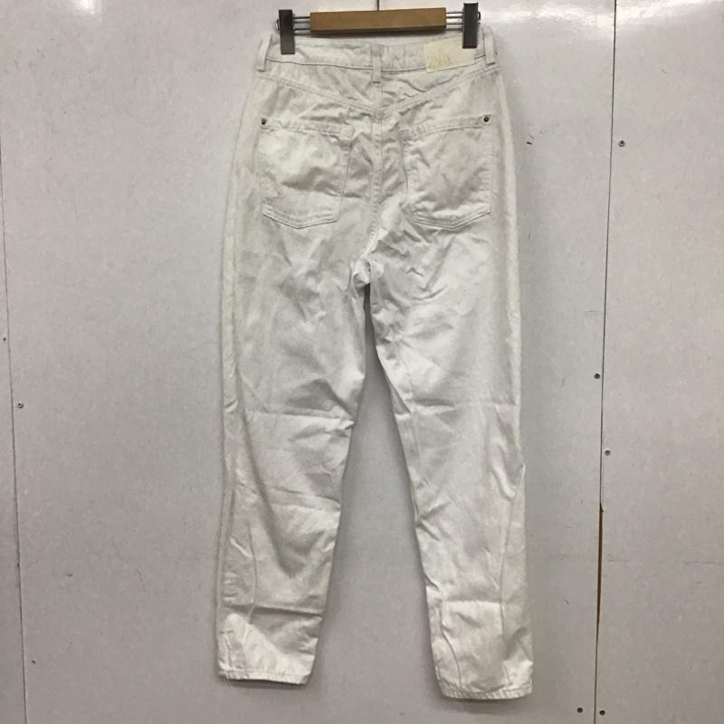 ザラ ZARA パンツ デニム、ジーンズ 38 無地 白 / ホワイト / white レディース USED 古着 中古 10153819