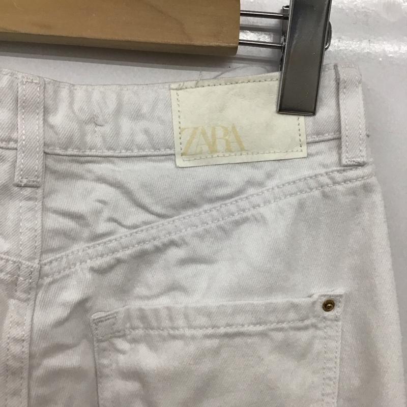 ザラ ZARA パンツ デニム、ジーンズ 38 無地 白 / ホワイト / white レディース USED 古着 中古 10153819