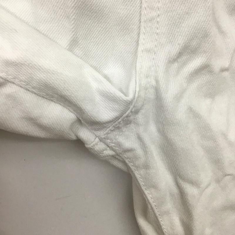 ザラ ZARA パンツ デニム、ジーンズ 38 無地 白 / ホワイト / white レディース USED 古着 中古 10153819