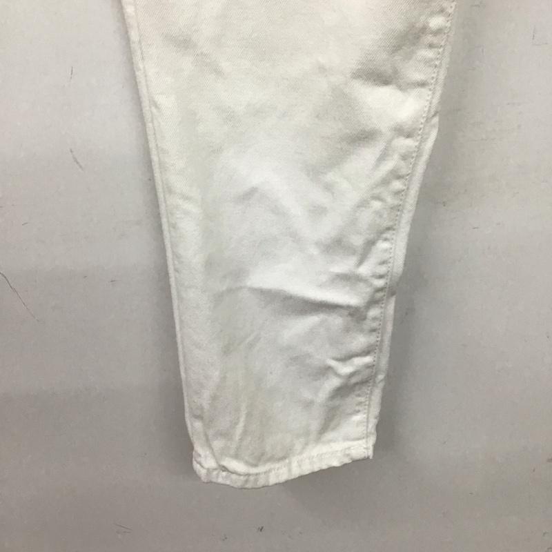 ザラ ZARA パンツ デニム、ジーンズ 38 無地 白 / ホワイト / white レディース USED 古着 中古 10153819