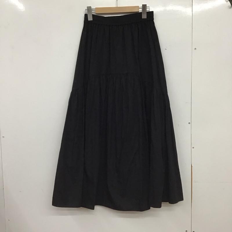 フリークスストア FREAK S STORE スカート ロングスカート FREE 無地 黒 / ブラック / black レディース USED 古着 中古 10153821