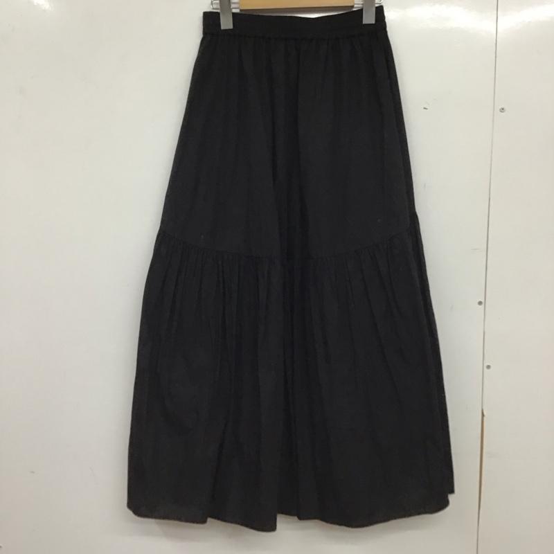 フリークスストア FREAK S STORE スカート ロングスカート FREE 無地 黒 / ブラック / black レディース USED 古着 中古 10153821