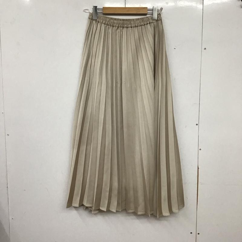 シップス SHIPS スカート ロングスカート 無地 ベージュ / ベージュ / beige レディース USED 古着 中古 10153823