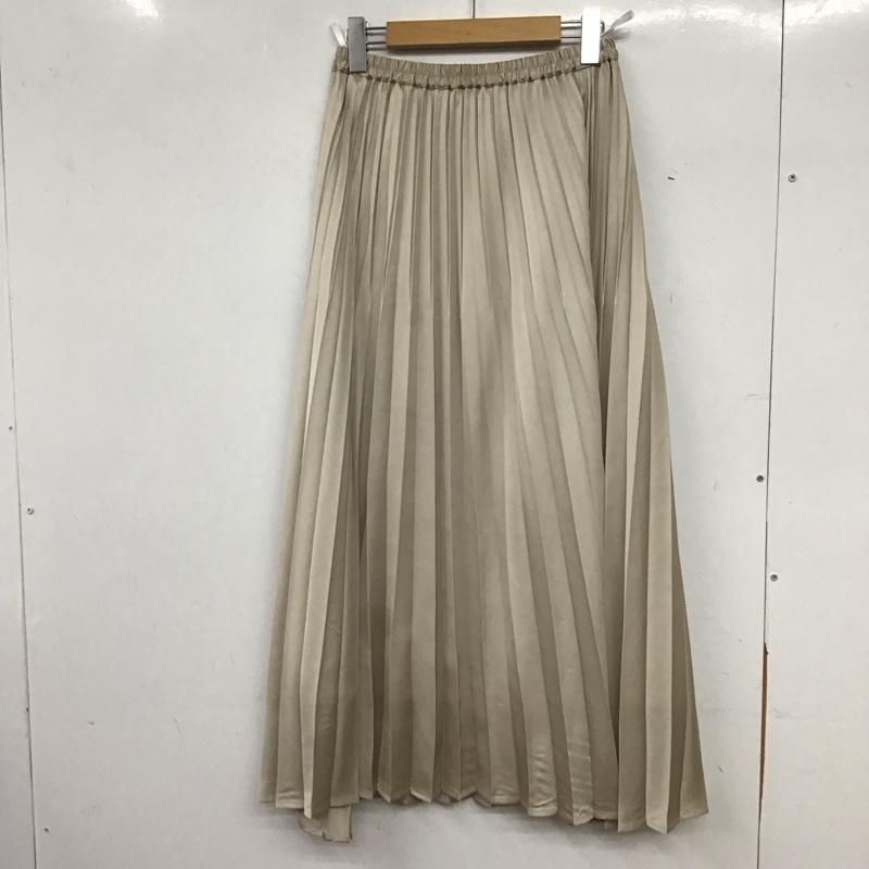 シップス SHIPS スカート ロングスカート 無地 ベージュ / ベージュ / beige レディース USED 古着 中古 10153823
