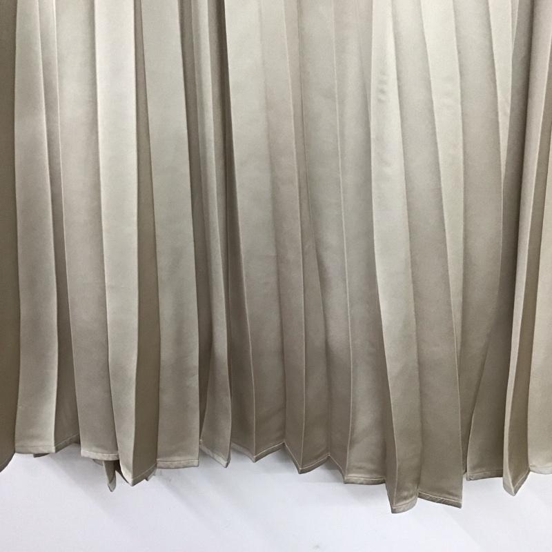 シップス SHIPS スカート ロングスカート 無地 ベージュ / ベージュ / beige レディース USED 古着 中古 10153823