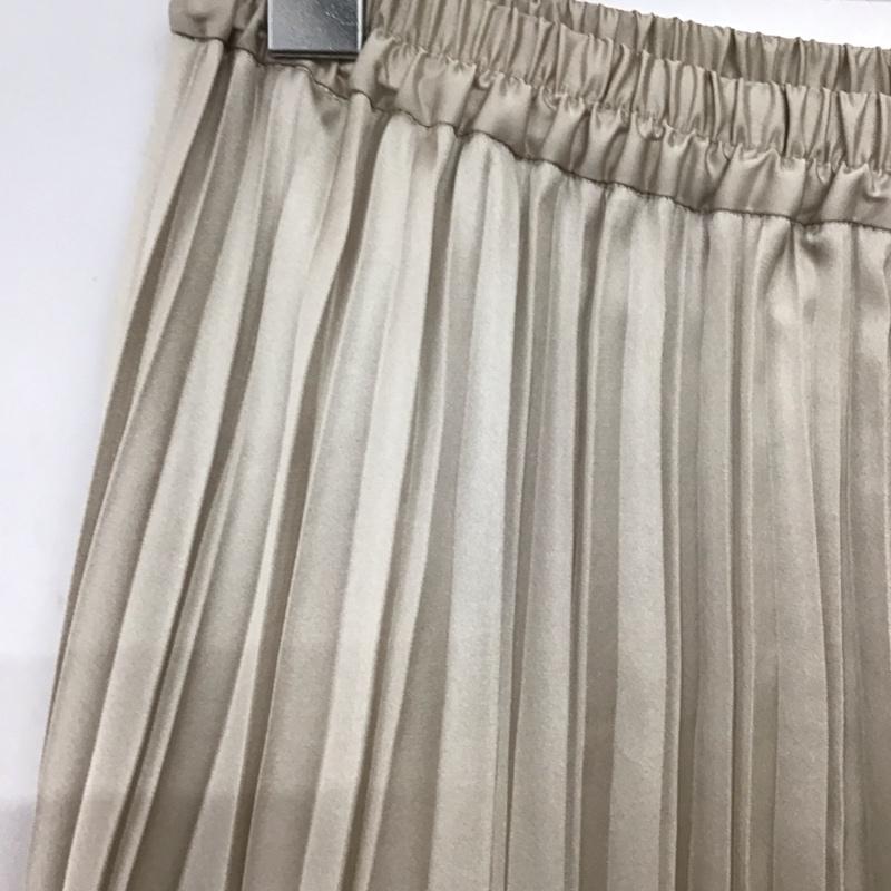 シップス SHIPS スカート ロングスカート 無地 ベージュ / ベージュ / beige レディース USED 古着 中古 10153823