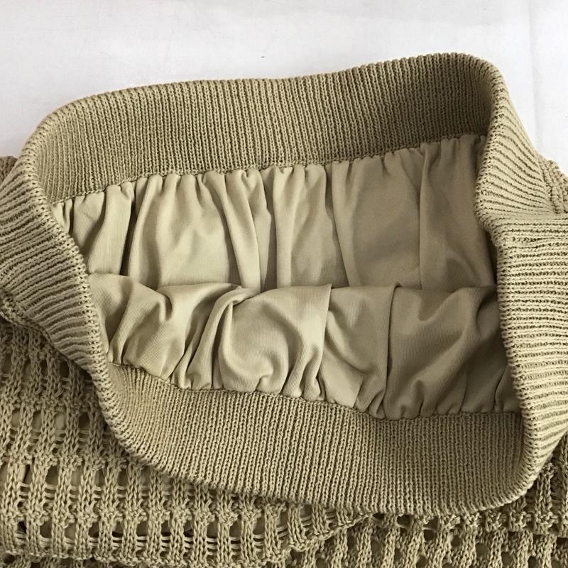 アズールバイマウジー AZUL BY MOUSSY スカート ロングスカート 250dsh71-381e クロシェットロングスカート M 総柄 ベージュ / ベージュ / beige レディース USED 古着 中古 10153825