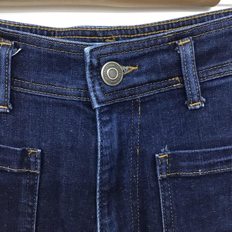 ザラ ZARA パンツ デニム、ジーンズ 34 無地 青 / ブルー / blue レディース USED 古着 中古 10153826