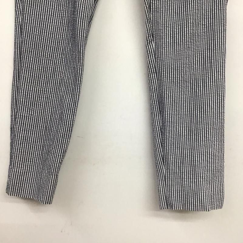 ザラベーシック ZARA BASIC パンツ チノパン スリムパンツ ストレッチパンツ カジュアルパンツ 36 ストライプ 白 / ホワイト / white X インディゴ / インディゴ / Indigo レディース USED 古着 中古 10153828