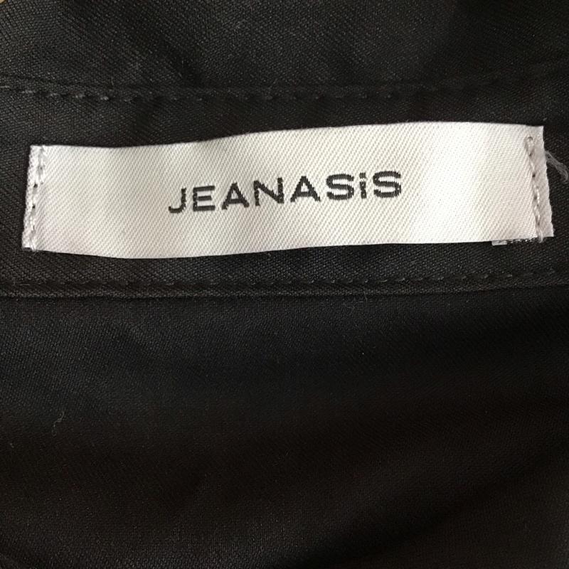 ジーナシス JEANASIS シャツ、ブラウス 長袖 長袖シャツ 無地シャツ カラーシャツ FREE 無地 黒 / ブラック / black レディース USED 古着 中古 10153829