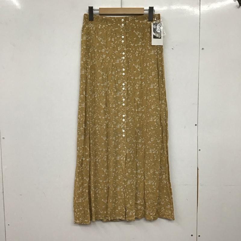 アズールバイマウジー AZUL BY MOUSSY スカート ロングスカート タグ付き M 総柄 ベージュ / ベージュ / beige レディース USED 古着 中古 10153830