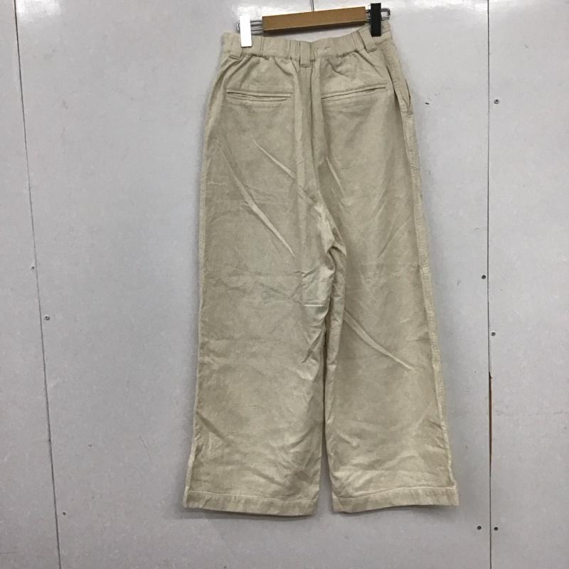 ニコアンド niko and... パンツ スラックス L 無地 アイボリー / アイボリー / レディース USED 古着 中古 10153831