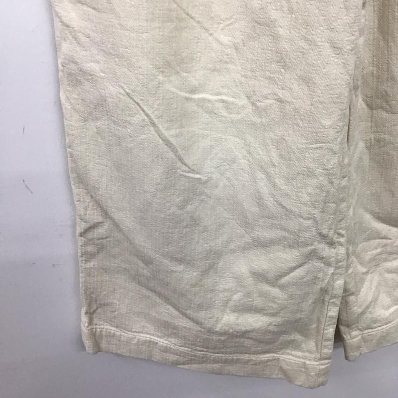 ニコアンド niko and... パンツ スラックス L 無地 アイボリー / アイボリー / レディース USED 古着 中古 10153831