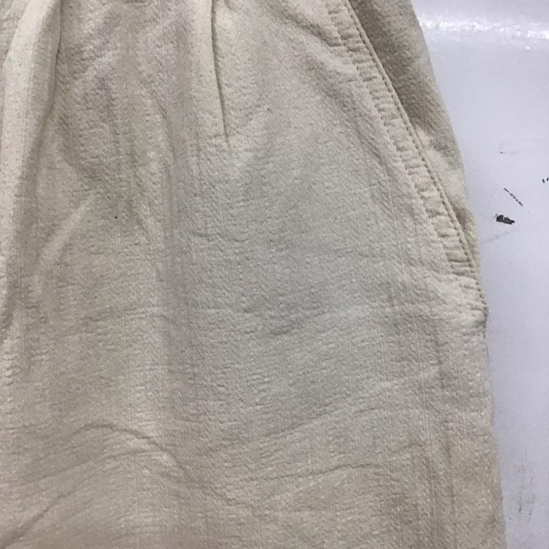 ニコアンド niko and... パンツ スラックス L 無地 アイボリー / アイボリー / レディース USED 古着 中古 10153831