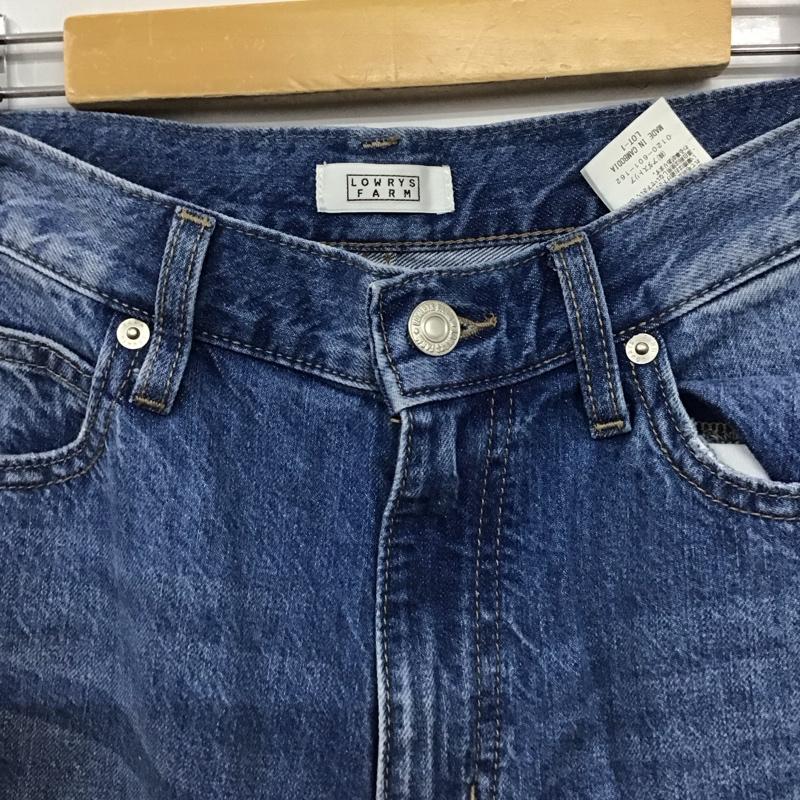 ローリーズファーム LOWRYS FARM パンツ デニム、ジーンズ M 無地 水色 / ライトブルー / レディース USED 古着 中古 10153833