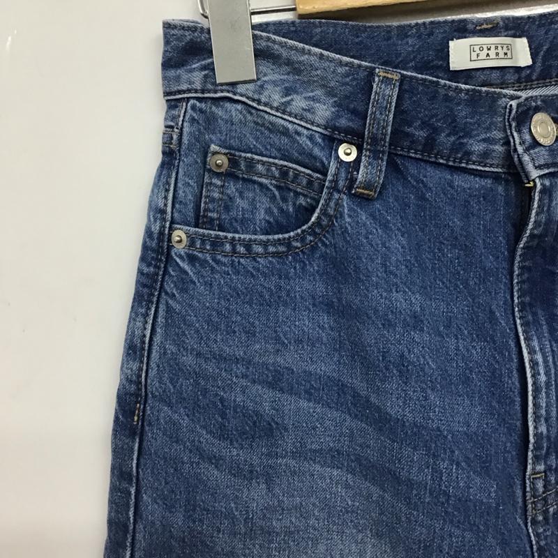ローリーズファーム LOWRYS FARM パンツ デニム、ジーンズ M 無地 水色 / ライトブルー / レディース USED 古着 中古 10153833