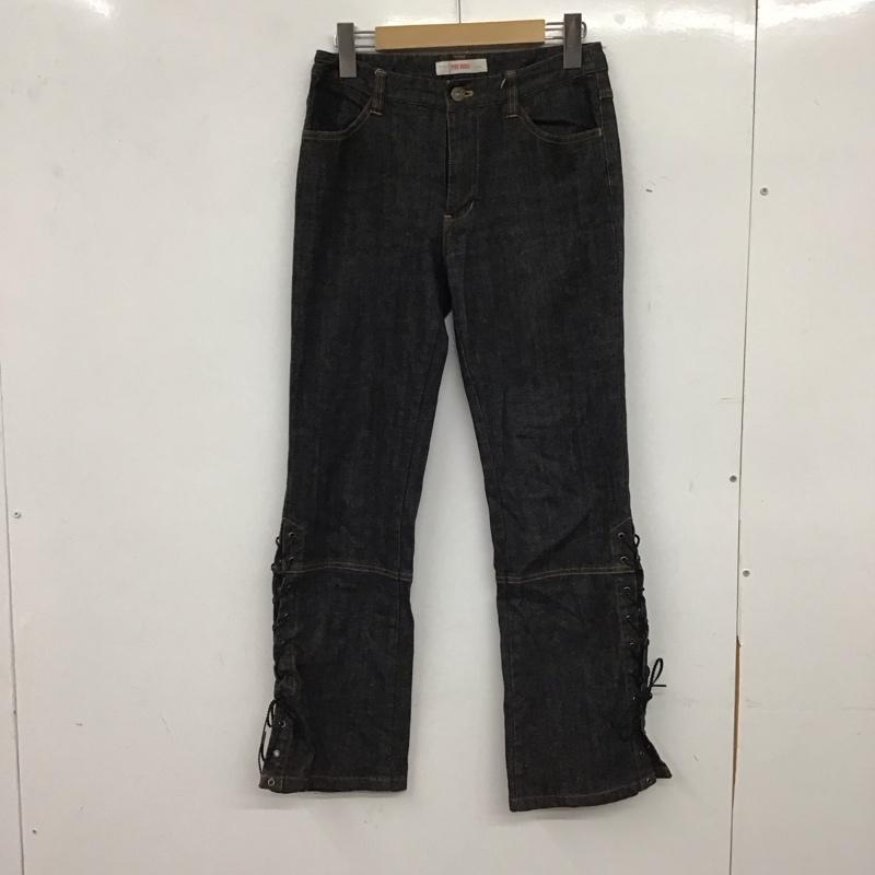 ピンクハウス PINK HOUSE パンツ デニム、ジーンズ S 無地 黒 / ブラック / black レディース USED 古着 中古 10153834
