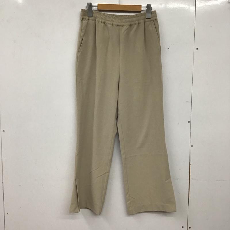 ニコアンド niko and... パンツ スラックス M 無地 ベージュ / ベージュ / beige レディース USED 古着 中古 10153836