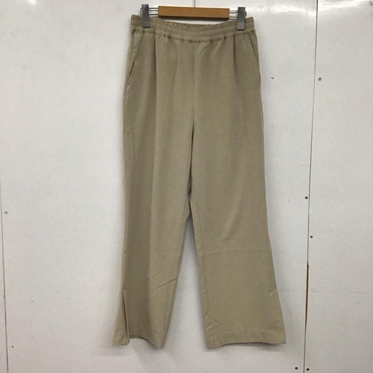 ニコアンド niko and... パンツ スラックス M 無地 ベージュ / ベージュ / beige レディース USED 古着 中古 10153836