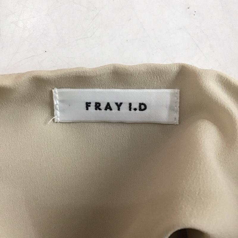 フレイ アイディー FRAY I.D ワンピース ひざ丈スカート 長袖ロングワンピース 裏地付 2点セット 0 無地 ベージュ / ベージュ / beige レディース USED 古着 中古 10153837