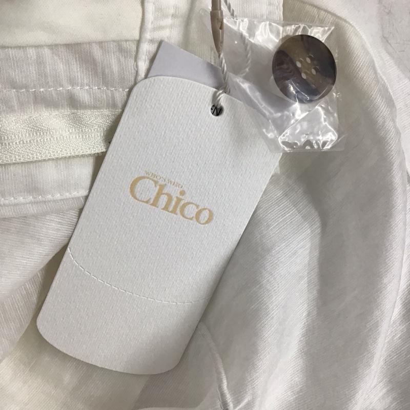 フーズフーチコ who s who Chico パンツ ワークパンツ、ペインターパンツ スリムパンツ カジュアルパンツ FREE 無地 アイボリー / アイボリー / レディース USED 古着 中古 10153840