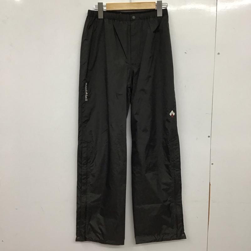 モンベル mont-bell パンツ ワークパンツ、ペインターパンツ 1128603 レインハイカーパンツ M ロゴ、文字 ダークグレー / ダークグレー / レディース USED 古着 中古 10153841