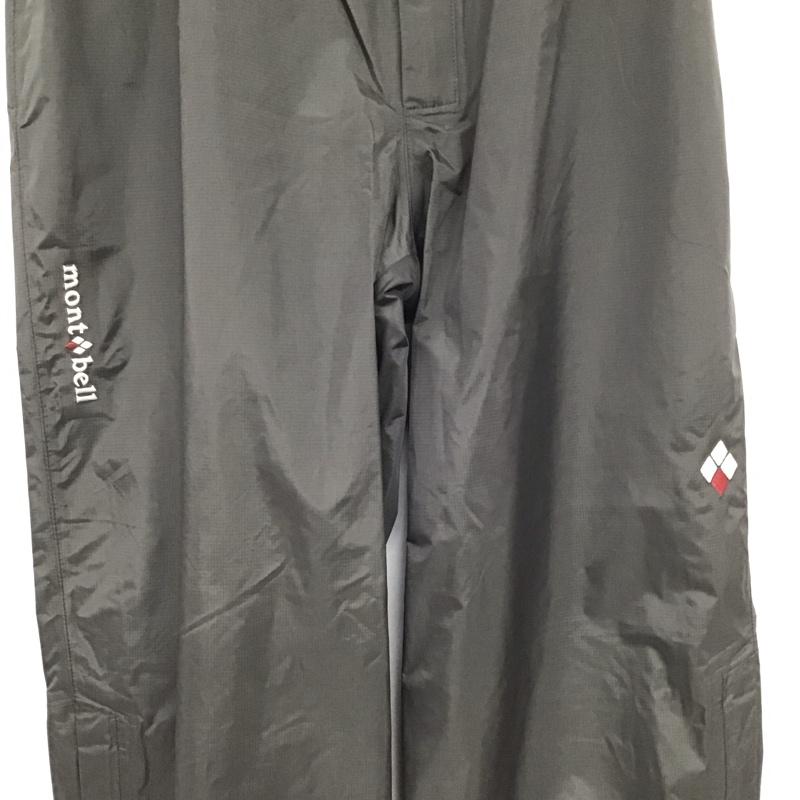 モンベル mont-bell パンツ ワークパンツ、ペインターパンツ 1128603 レインハイカーパンツ M ロゴ、文字 ダークグレー / ダークグレー / レディース USED 古着 中古 10153841