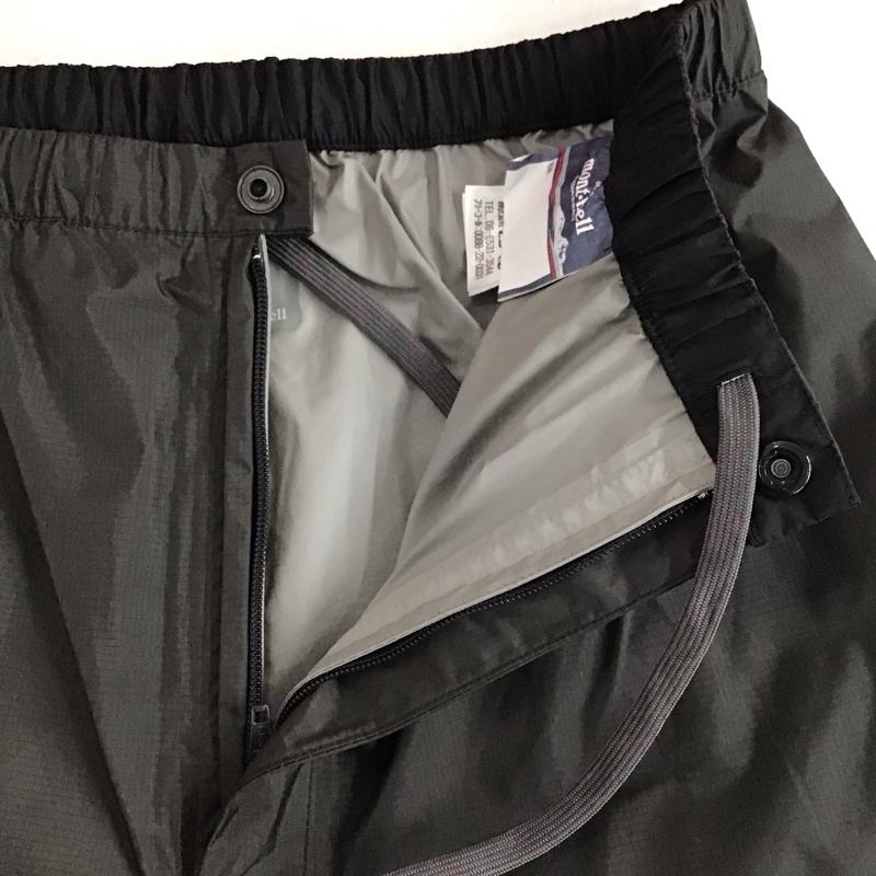 モンベル mont-bell パンツ ワークパンツ、ペインターパンツ 1128603 レインハイカーパンツ M ロゴ、文字 ダークグレー / ダークグレー / レディース USED 古着 中古 10153841