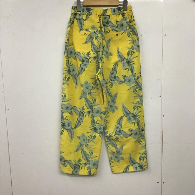 スライ SLY パンツ ワークパンツ、ペインターパンツ 030baa31-0270 パームツリー柄パンツ 2 プリント 黄 / イエロー / yellow レディース USED 古着 中古 10153844
