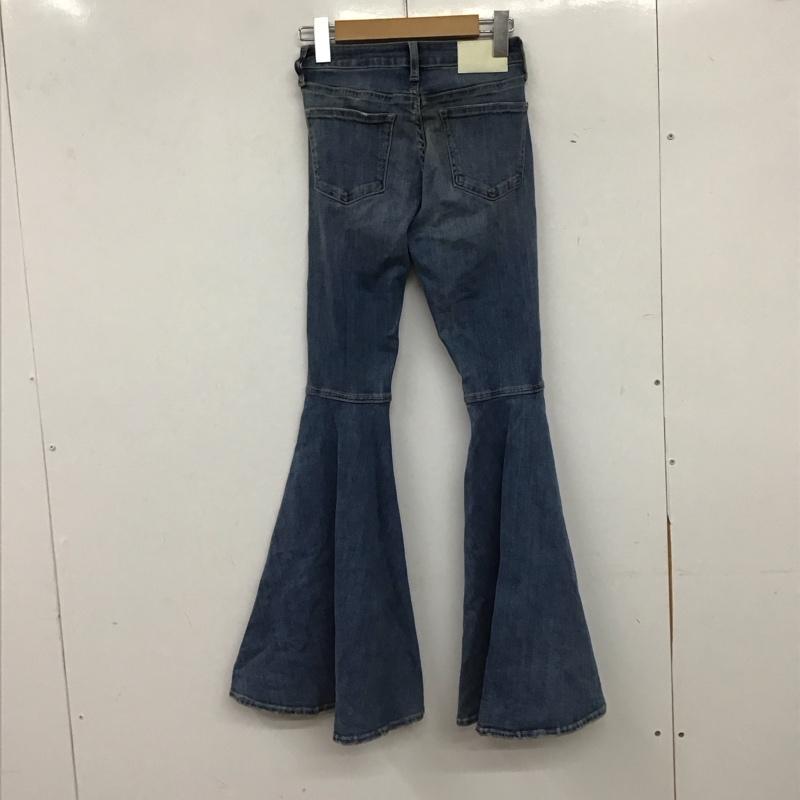 ジェイダ GYDA パンツ デニム、ジーンズ デニムパンツ スリムパンツ フレアパンツ ストレッチパンツ XS 無地 インディゴ / インディゴ / Indigo レディース USED 古着 中古 10153845