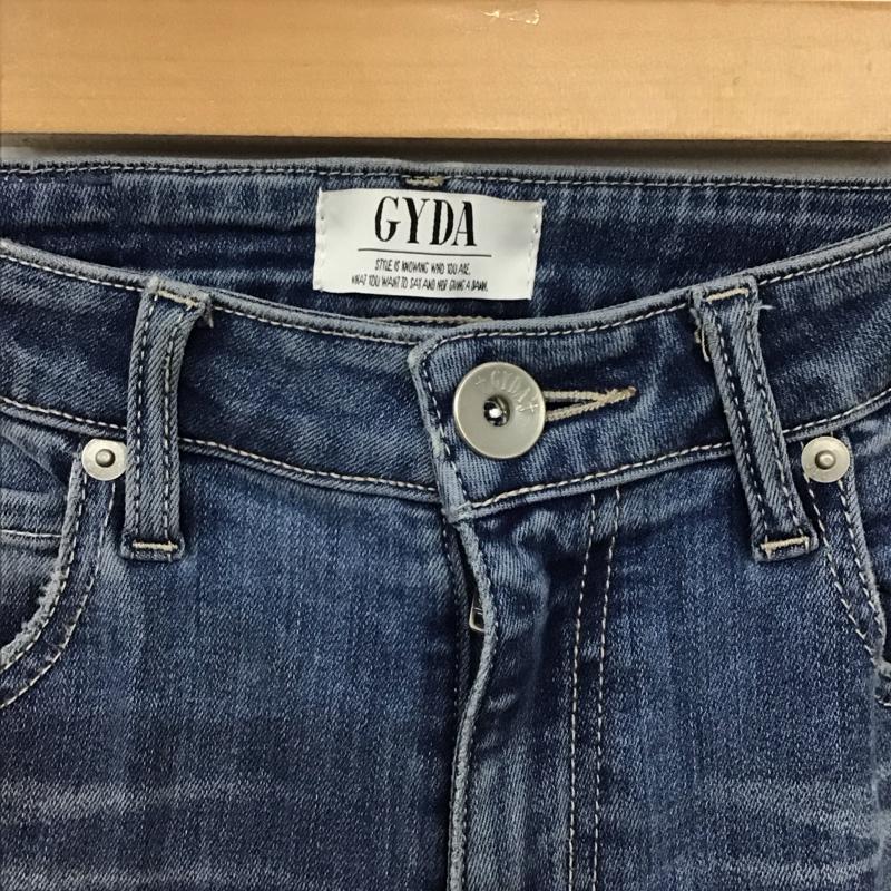 ジェイダ GYDA パンツ デニム、ジーンズ デニムパンツ スリムパンツ フレアパンツ ストレッチパンツ XS 無地 インディゴ / インディゴ / Indigo レディース USED 古着 中古 10153845