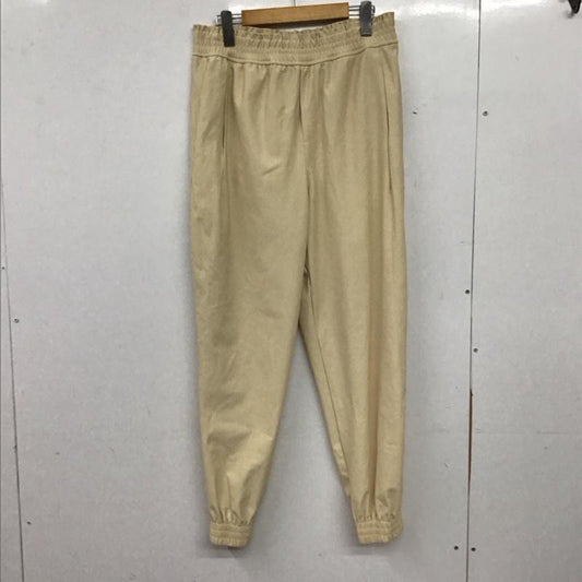 ザラ ZARA パンツ ワークパンツ、ペインターパンツ ワイドパンツ カジュアルパンツ ワークパンツ L 無地 ベージュ / ベージュ / beige レディース USED 古着 中古 10153846