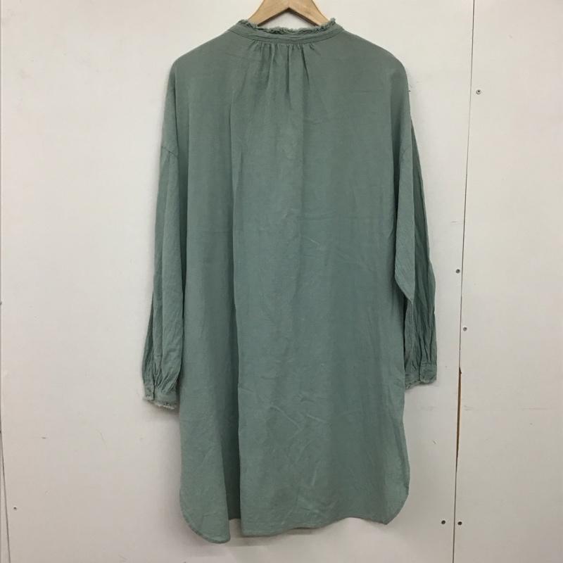 ニコアンド niko and... ワンピース ロングスカート 長袖ロングワンピース シャツワンピース フロントボタン 3 無地 マルチカラー / マルチカラー / multicolor レディース USED 古着 中古 10153849
