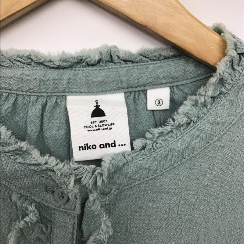 ニコアンド niko and... ワンピース ロングスカート 長袖ロングワンピース シャツワンピース フロントボタン 3 無地 マルチカラー / マルチカラー / multicolor レディース USED 古着 中古 10153849