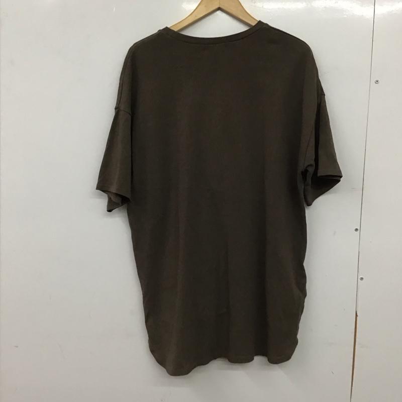フリークスストア FREAK S STORE Tシャツ 半袖 半袖カットソー プリントTシャツ クルーネックカットソー FREE 無地 茶 / ブラウン / brown レディース USED 古着 中古 10153851