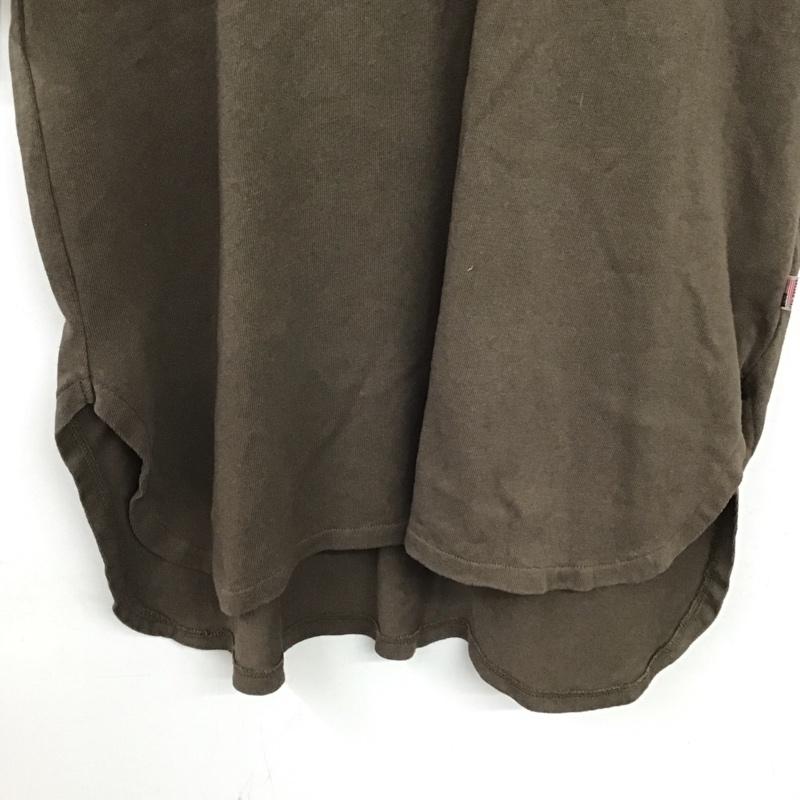 フリークスストア FREAK S STORE Tシャツ 半袖 半袖カットソー プリントTシャツ クルーネックカットソー FREE 無地 茶 / ブラウン / brown レディース USED 古着 中古 10153851