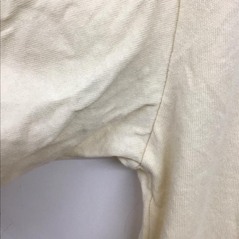 サマンサモスモス Samansa Mos2 カットソー 半袖 半袖カットソー ジップアップネックカットソー Tシャツ FREE 無地 アイボリー / アイボリー / レディース USED 古着 中古 10153852