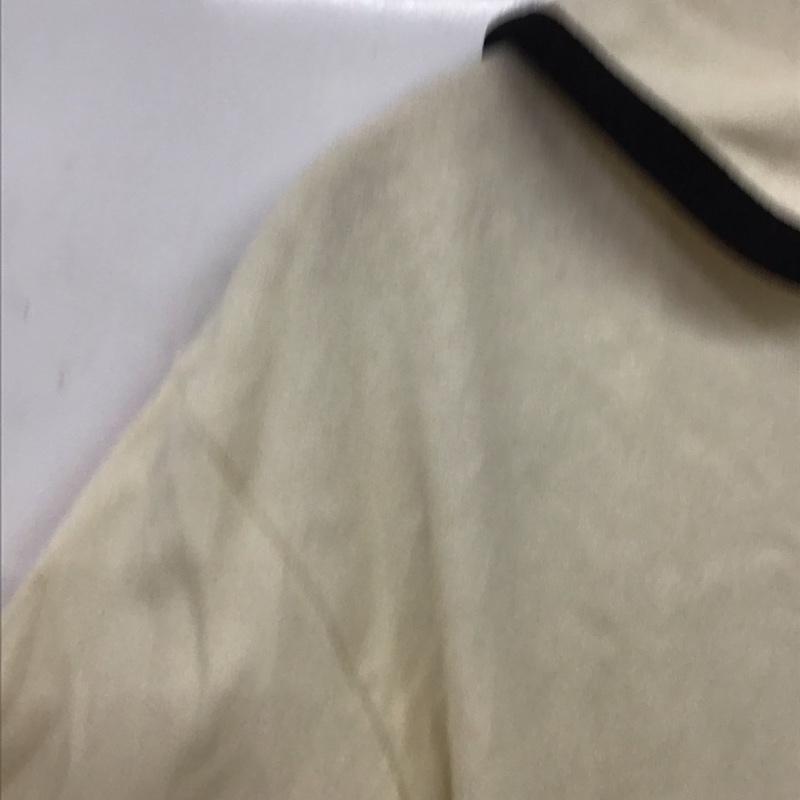 サマンサモスモス Samansa Mos2 カットソー 半袖 半袖カットソー ジップアップネックカットソー Tシャツ FREE 無地 アイボリー / アイボリー / レディース USED 古着 中古 10153852