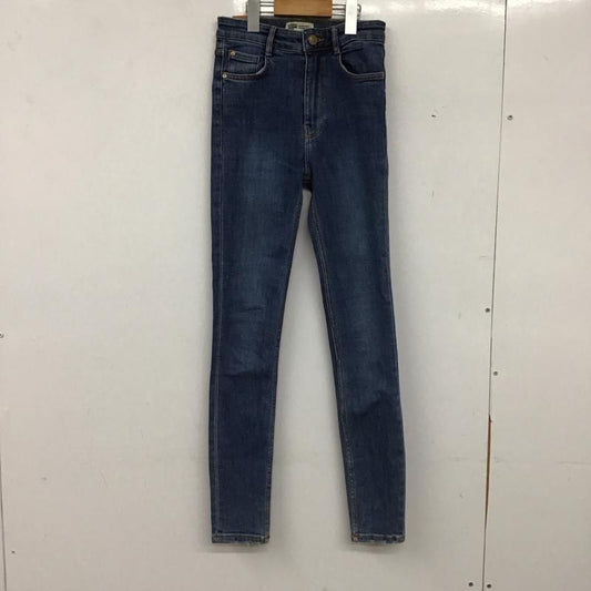 ザラ ZARA パンツ デニム、ジーンズ デニムパンツ スリムパンツ カジュアルパンツ ストレッチパンツ 34 無地 インディゴ / インディゴ / Indigo レディース USED 古着 中古 10153856